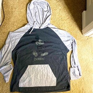 Long sleeve/ hooded Disneyland sweatshirt